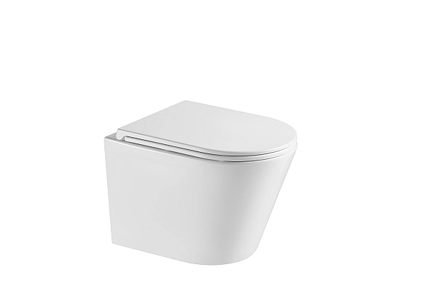 Унітаз підвісний Mixxus Premium Bevel-0301-R 515x355x365mm, система змиву RIMLESS (MP6470) - Фото - 9