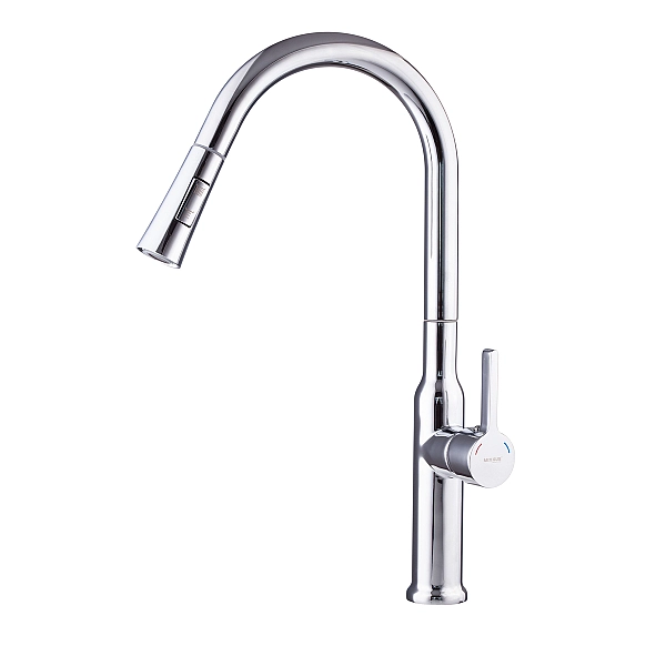 Змішувач для кухні з висувним виливом Mixxus Premium PULL 014 (MI6958) - Фото - 4