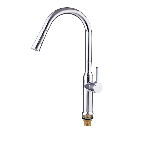 Змішувач для кухні з висувним виливом Mixxus Premium PULL 014 (MI6958) - Фото - 3