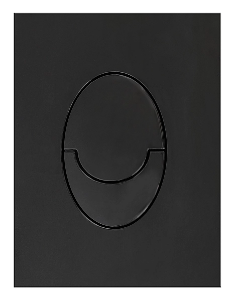 Панель змиву пластикова Koer KT-0606-05 157x198x3mm, кнопка закруглена (KR5343) - Фото - 4