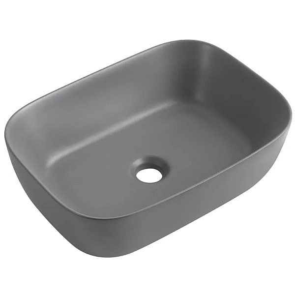 Раковина накладна Mixxus Premium DIVERSE-0116 GRAY 455x330x135mm (MP6651)