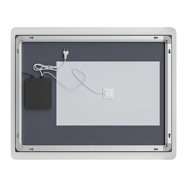 Дзеркало Mixxus Premium OLIVARY MR19-100x80-Reverse з Led Touch, Anti-fog, димером (3-6,5kK) (MP6629) - Фото - 10