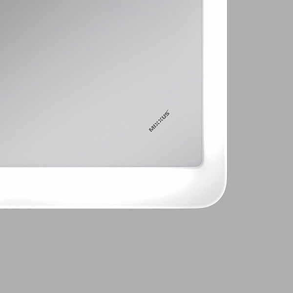 Дзеркало Mixxus Premium OLIVARY MR19-100x80-Reverse з Led Touch, Anti-fog, димером (3-6,5kK) (MP6629) - Фото - 7