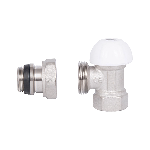 Кран радиаторный SD Forte Powerful 1/2" с антипротечкой угловой SF233W15 - Фото - 6