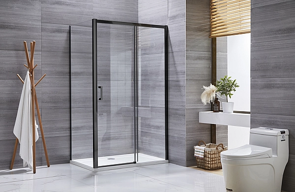 Душова кабіна без піддону Mixxus Premium DIVERSE SC03-100x80x195-TR Black прозоре скло 6мм (MI6866) - Фото - 5