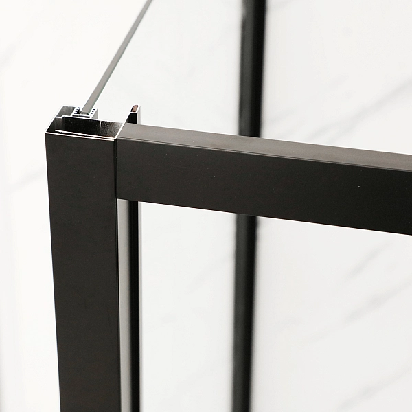 Душова кабіна без піддону Mixxus Premium DIVERSE SC03-100x80x195-TR Black прозоре скло 6мм (MI6866) - Фото - 6