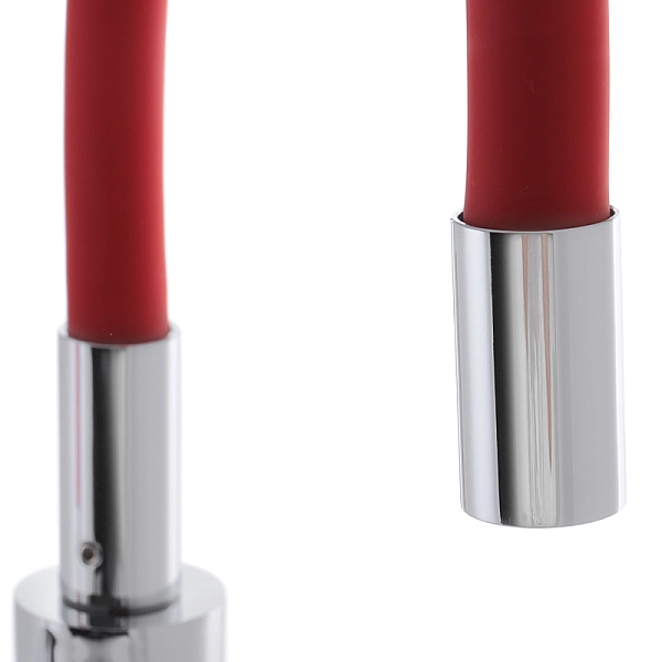 Змішувач для кухні з силіконовим виливом Mixxus Premium RIO 011 Червоний (MI5817) - Фото - 4