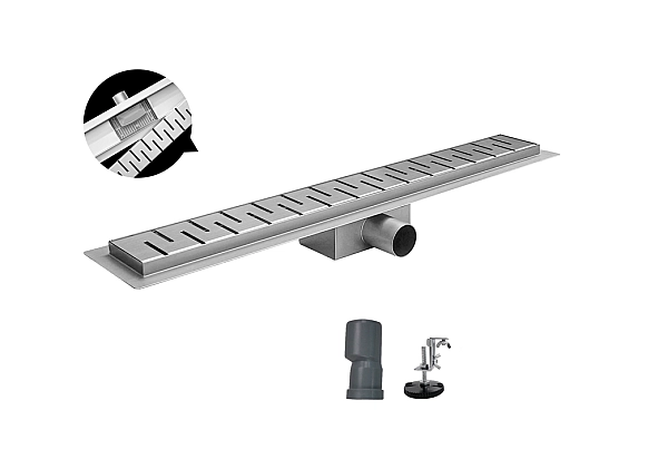 Душовий трап з нержавіючої сталі SUS304 Koer FD05-70x800 (AC0711) - Фото - 2