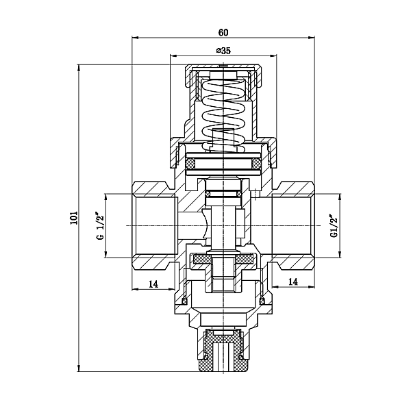 Редуктор Thermo Alliance Standart 1/2" SF241W15 - Фото - 2
