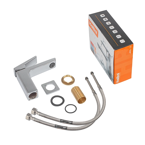 Змішувач для умивальника Haiba Turin 001 Nut (HB9655) - Фото - 6