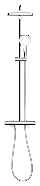 Душова система з термостатом для настінного монтажу Grohe Tempesta System 250 Cube (26689001) - Фото - 3
