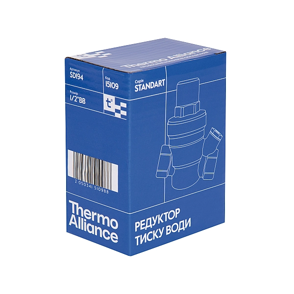 Редуктор для води Thermo Alliance Standart мембранний під манометр 1/2" ВР SD194 - Фото - 8