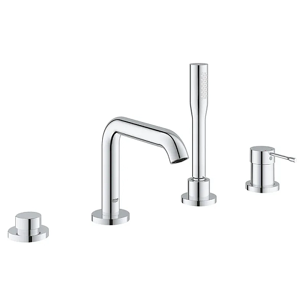 Одноважільний змішувач для ванни на 4 отвори Grohe Essence (25251001)