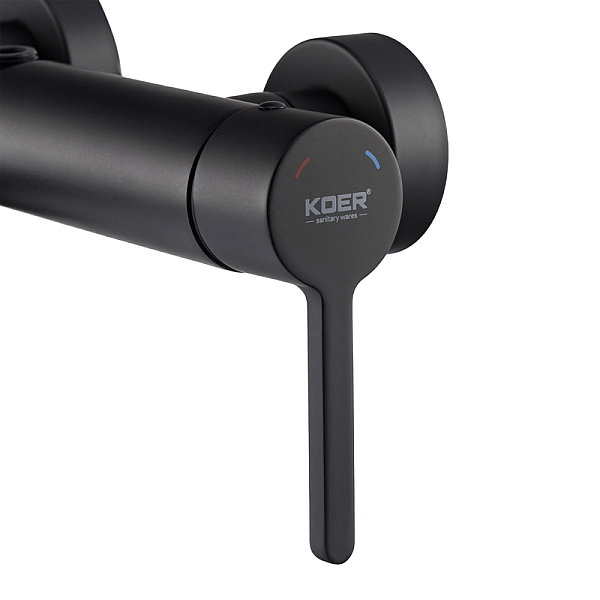 Душова колонна зі змішувачем Koer KB-56029-05 3 функції, колір чорний (KR5490) - Фото - 5
