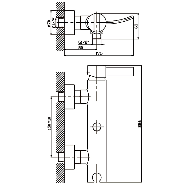 Змішувач для душа Haiba Alaska 003 (HB0013) - Фото - 2
