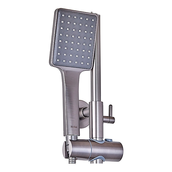 Душова колона із змішувачем Haiba Kubus 009-J Graphite (HB4005) - Фото - 3