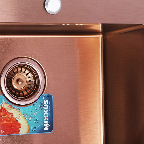 Мийка MIXXUS Бронзова MX5843-200x1.0-PVD (MX0577) - Фото - 2