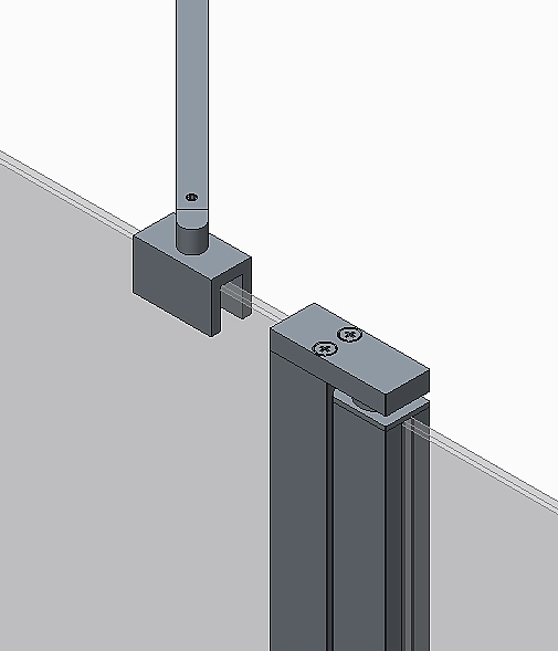 Шторки скляні на ванну Koer SR BS04-95x140-TR-07 прозоре скло 6мм, графіт (KR5404) - Фото - 17