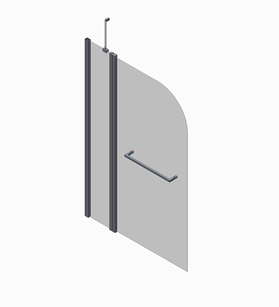 Шторки скляні на ванну Koer SR BS04-95x140-TR-01 прозоре скло 6мм, хром (KR5403) - Фото - 18