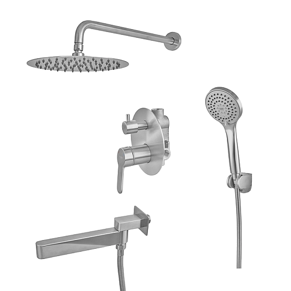 Вбудована душова система Koer KI-66016-02 (з нерж. сталі) (Колір нерж) (KR4792) - Фото - 7