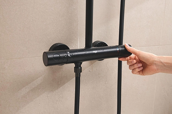 Душова система з термостатом для настінного монтажу Grohe Tempesta System 250 Cube (266892431) - Фото - 11