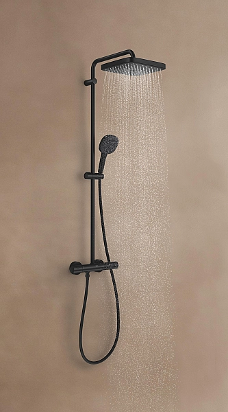 Душова система з термостатом для настінного монтажу Grohe Tempesta System 250 Cube (266892431) - Фото - 8