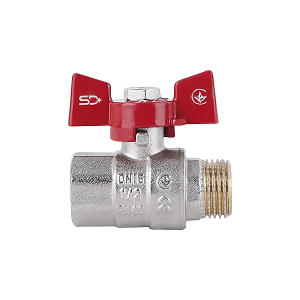 Кран кульовий Thermo Alliance Standart 1/2" ВЗ для води (метелик) SD607NW15PN40 - Фото - 3