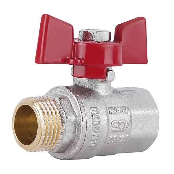 Кран шаровой Thermo Alliance Standart 1/2" ВН для воды (бабочка) SD607NW15PN40
