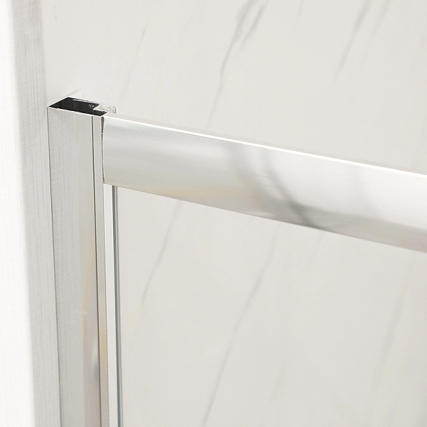 Двері у нішу розсувні MIXXUS PREMIUM DIVERSE SD01-100x185-TR CHROME прозоре скло 5мм (MI7165) - Фото - 6