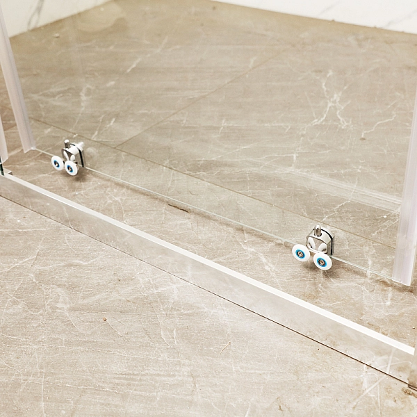 Двері у нішу розсувні MIXXUS PREMIUM DIVERSE SD01-100x185-TR CHROME прозоре скло 5мм (MI7165) - Фото - 4