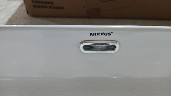 Раковина накладна Mixxus Premium QUADRO-0209 600х370х140mm з переливом (MP6522) - Фото - 8