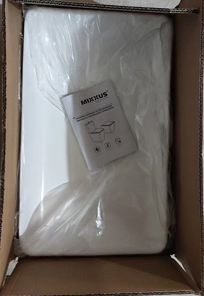 Раковина накладна Mixxus Premium QUADRO-0209 600х370х140mm з переливом (MP6522) - Фото - 7