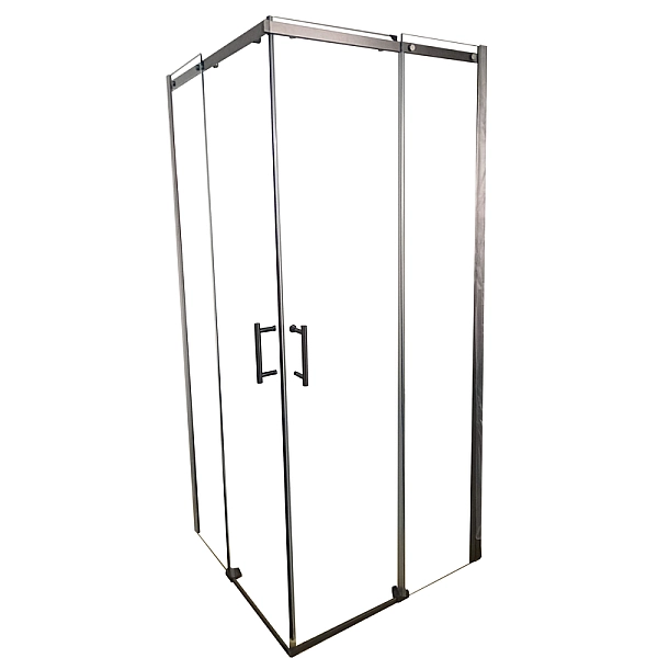 Душова кабіна без піддону Koer SR SC03-90x90x200-TR-07 прозоре скло Easy Clean 6мм, графіт (KR5359) - Фото - 9