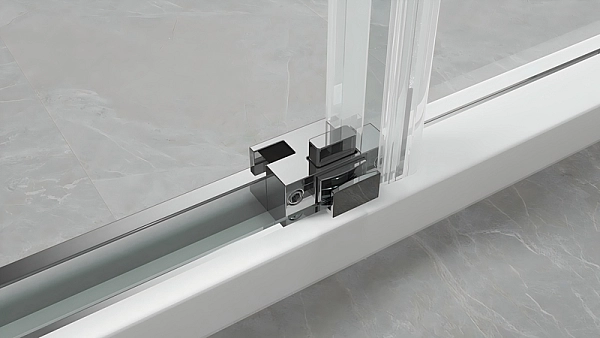 Душова кабіна без піддону Koer SR SC03-90x90x200-TR-07 прозоре скло Easy Clean 6мм, графіт (KR5359) - Фото - 2