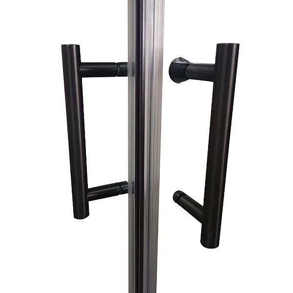 Душова кабіна без піддону Koer SR SC03-90x90x200-TR-07 прозоре скло Easy Clean 6мм, графіт (KR5359) - Фото - 13