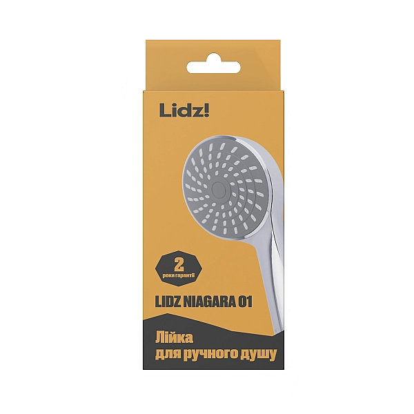 Лійка для ручного душу Лейки Lidz Niagara 01 98 мм округла LDNIA01CRM22034 Chrome - Фото - 4