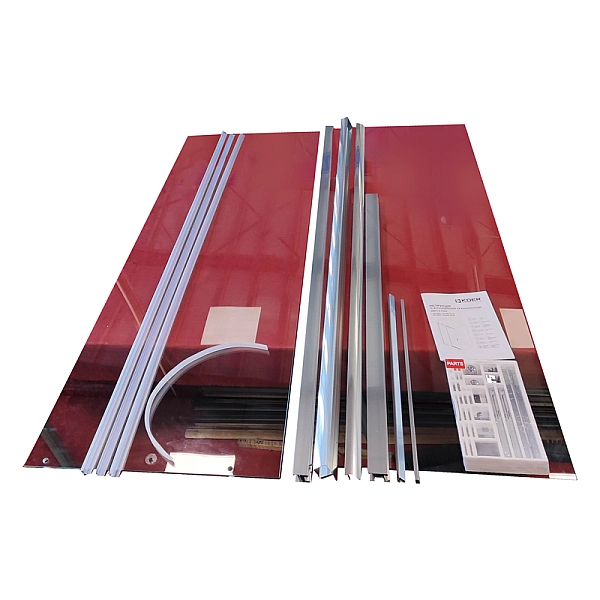 Двері в нішу Koer SR SD05-140x200-TR-01 прозоре скло Easy Clean 6мм, хром (KR5406) - Фото - 16