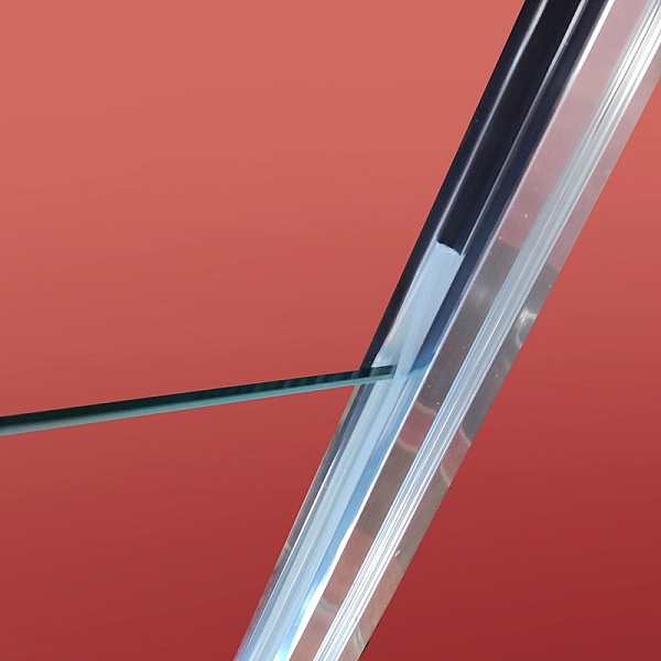 Двері в нішу Koer SR SD05-140x200-TR-01 прозоре скло Easy Clean 6мм, хром (KR5406) - Фото - 30