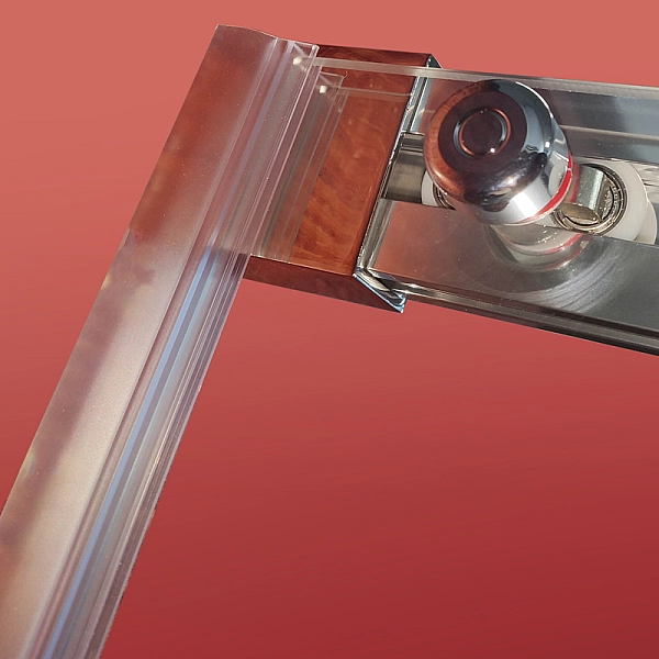 Двері в нішу Koer SR SD05-140x200-TR-01 прозоре скло Easy Clean 6мм, хром (KR5406) - Фото - 23