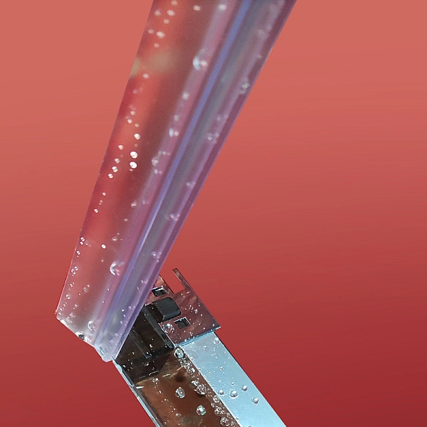 Двері в нішу Koer SR SD05-140x200-TR-01 прозоре скло Easy Clean 6мм, хром (KR5406) - Фото - 9