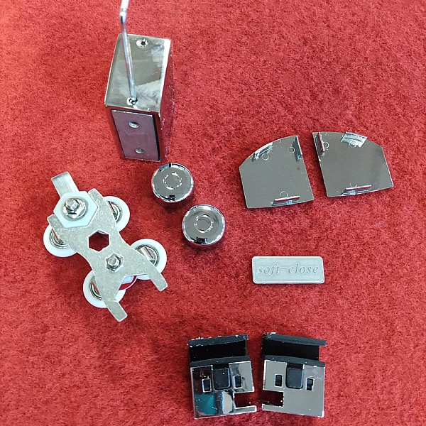 Двері в нішу Koer SR SD05-140x200-TR-01 прозоре скло Easy Clean 6мм, хром (KR5406) - Фото - 3