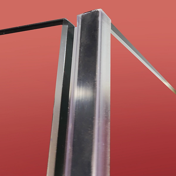 Бічна стінка до кабіни Koer SR SW04-80x200-TR-01 прозоре скло Easy Clean 10мм, хром (KR5389) - Фото - 15