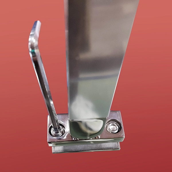 Бічна стінка до кабіни Koer SR SW04-80x200-TR-01 прозоре скло Easy Clean 10мм, хром (KR5389) - Фото - 10