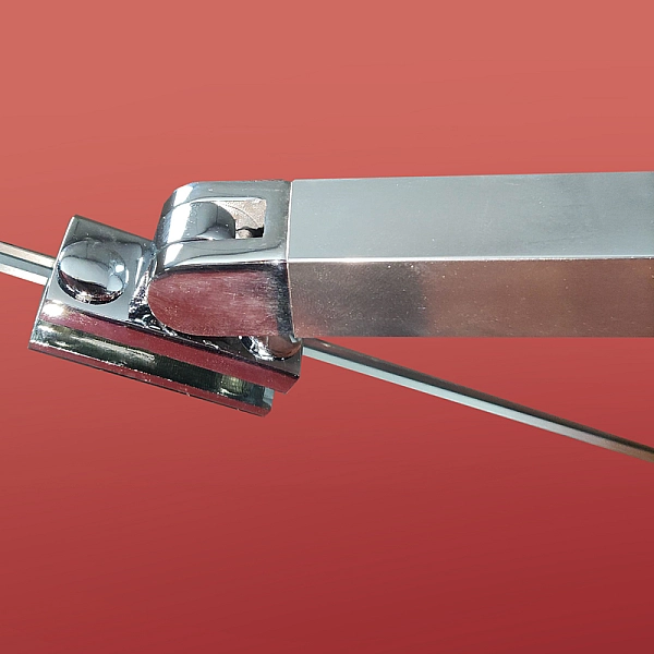 Бічна стінка до кабіни Koer SR SW04-80x200-TR-01 прозоре скло Easy Clean 10мм, хром (KR5389) - Фото - 13