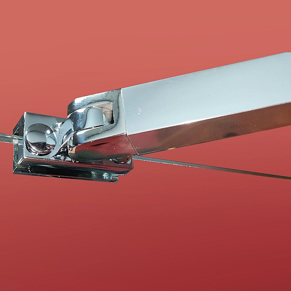 Бічна стінка до кабіни Koer SR SW04-80x200-TR-01 прозоре скло Easy Clean 10мм, хром (KR5389) - Фото - 7