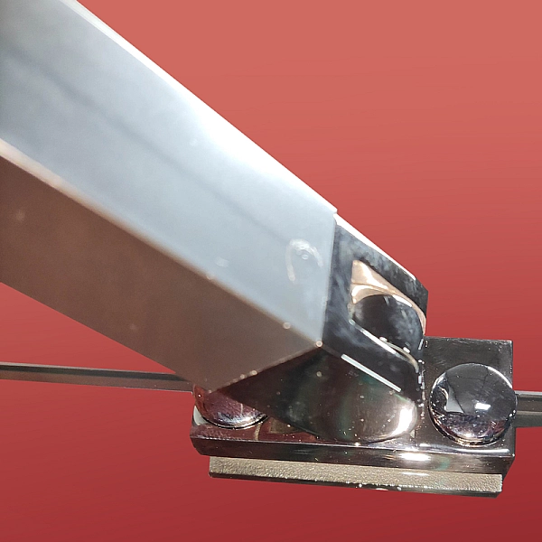 Бічна стінка до кабіни Koer SR SW04-80x200-TR-01 прозоре скло Easy Clean 10мм, хром (KR5389) - Фото - 4