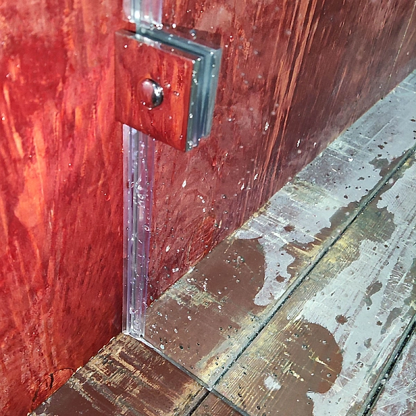 Бічна стінка до кабіни Koer SR SW04-80x200-TR-01 прозоре скло Easy Clean 10мм, хром (KR5389) - Фото - 36