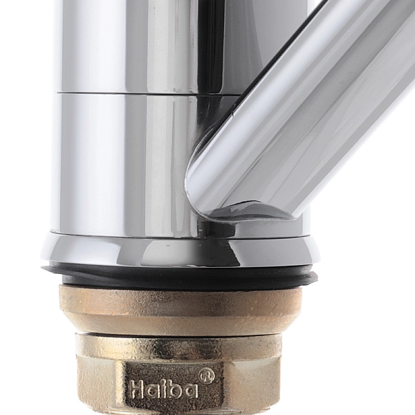 Змішувач для умивальника Haiba Zeon 555 (вилив 15 см) (HB0414) - Фото - 5