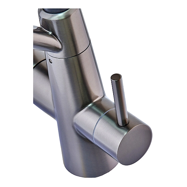 Кухонний змішувач на дві води Mixxus FUL-021 Graphite Refl.Black (нерж. сталь) (MI6115) - Фото - 3