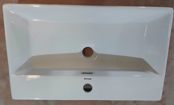 Раковина підвісна Mixxus Premium QUADRO-0206 600х360х130mm з отвором під змішувач та переливом (MP6509) - Фото - 2